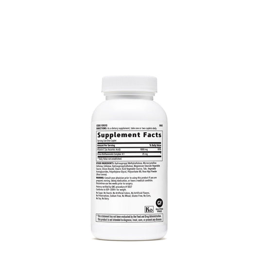 Close-up of GNC capsules showing easy daily supplementation.