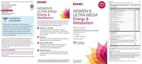 GNC women's multivitamin in daily routine supporting energy and metabolism.