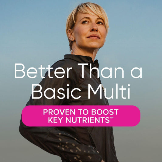 GNC label close-up showing comprehensive nutrient coverage for beauty and wellness