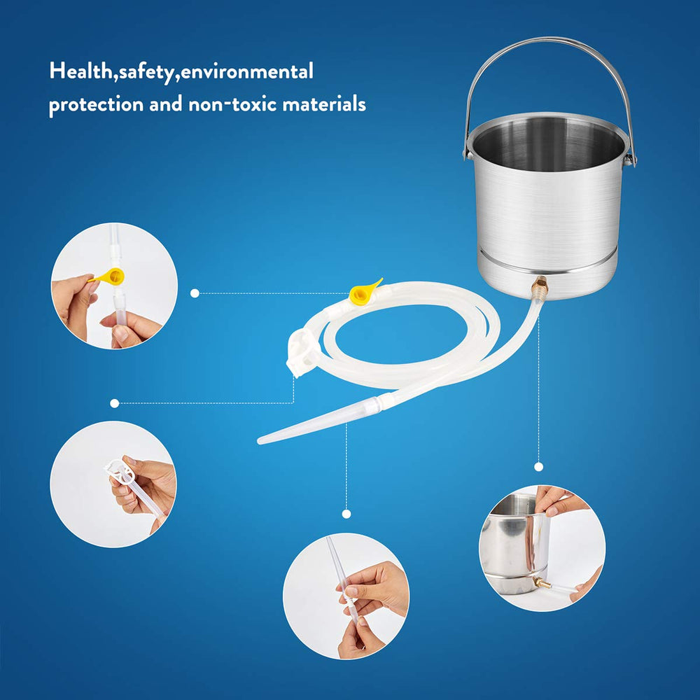 GNEGKLEAN enema kit at-home setup for private routines