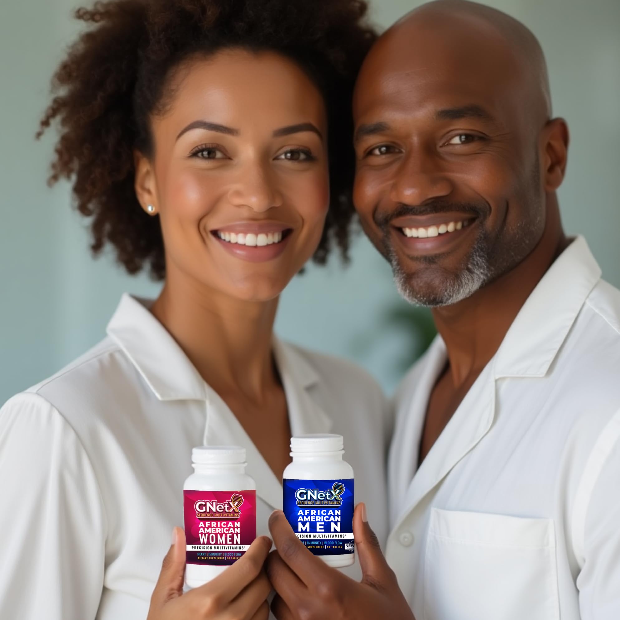 GNetX Sequence benefits graphic highlighting heart health and immune support possibilities.