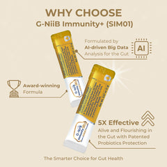G-NiiB Immunity Elite marshmallow flavor for convenient daily use.