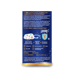 G-NiiB Immunity Elite packaging closeup emphasizing premium quality and mess-free storage.