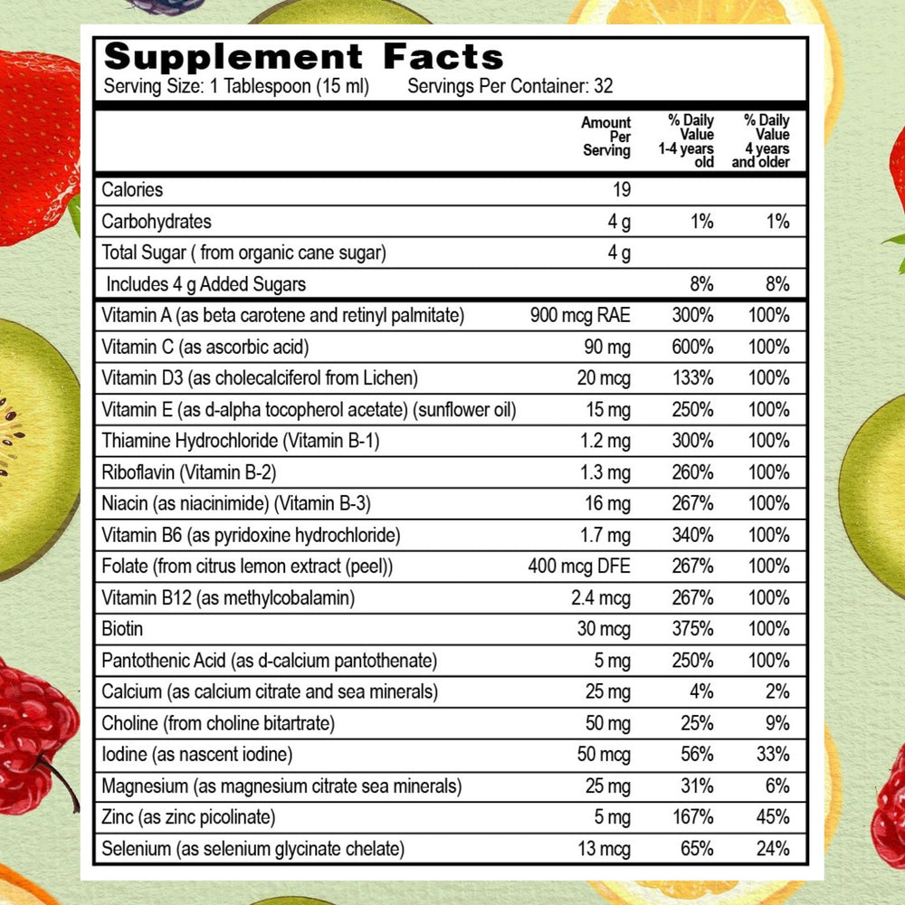 Go Healthy Kids berry flavor appeals to kids during daily intake