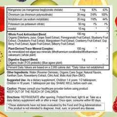 Go Healthy Kids packaging front shows label and serving information