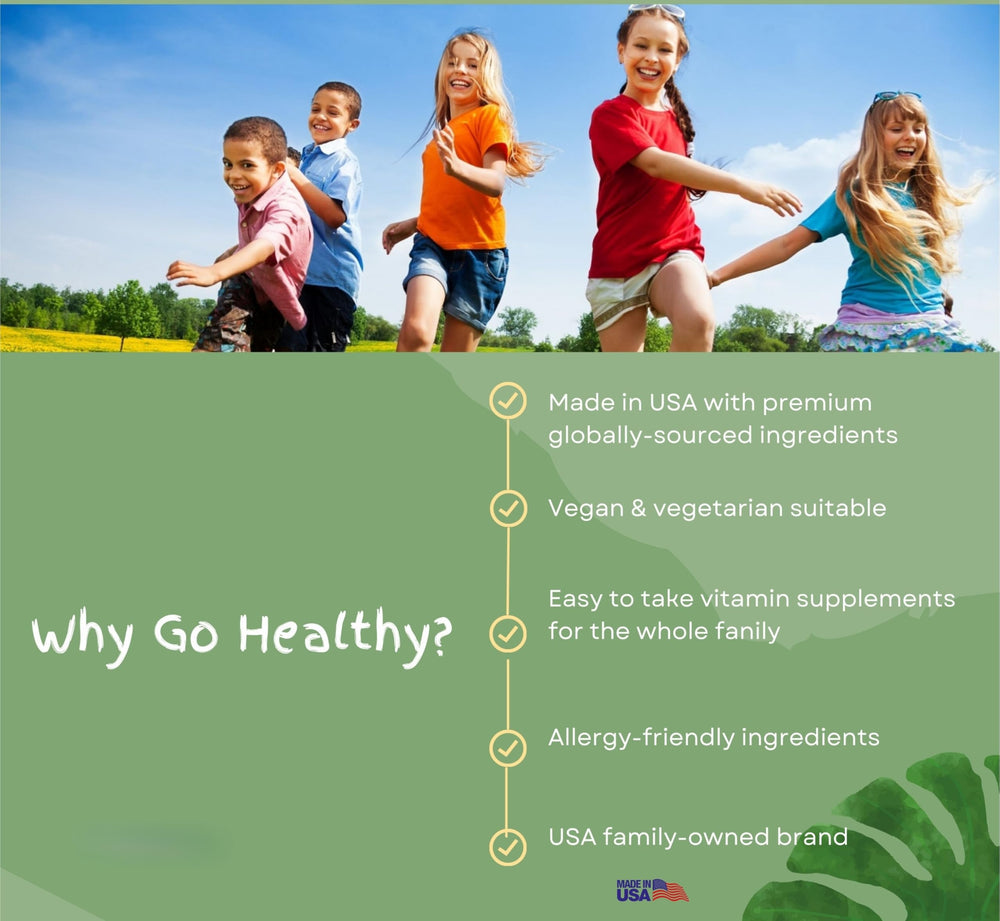 Go Healthy Kids vegan formula supports dairy-free and vegetarian diets
