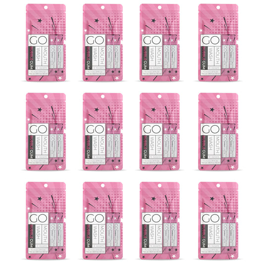 Go Mouthwash Bubblegum Packets provide on-the-go freshness and breath confidence.