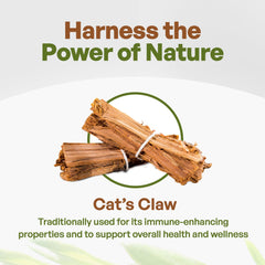 Go Nutra cat's claw powder dispensing scoop for easy daily use