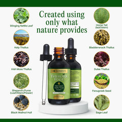 Go Nutrients Thyroid Edge dropper ready for convenient dosing