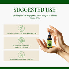 Go Nutrients Thyroid Edge ingredients panel with herbs and minerals