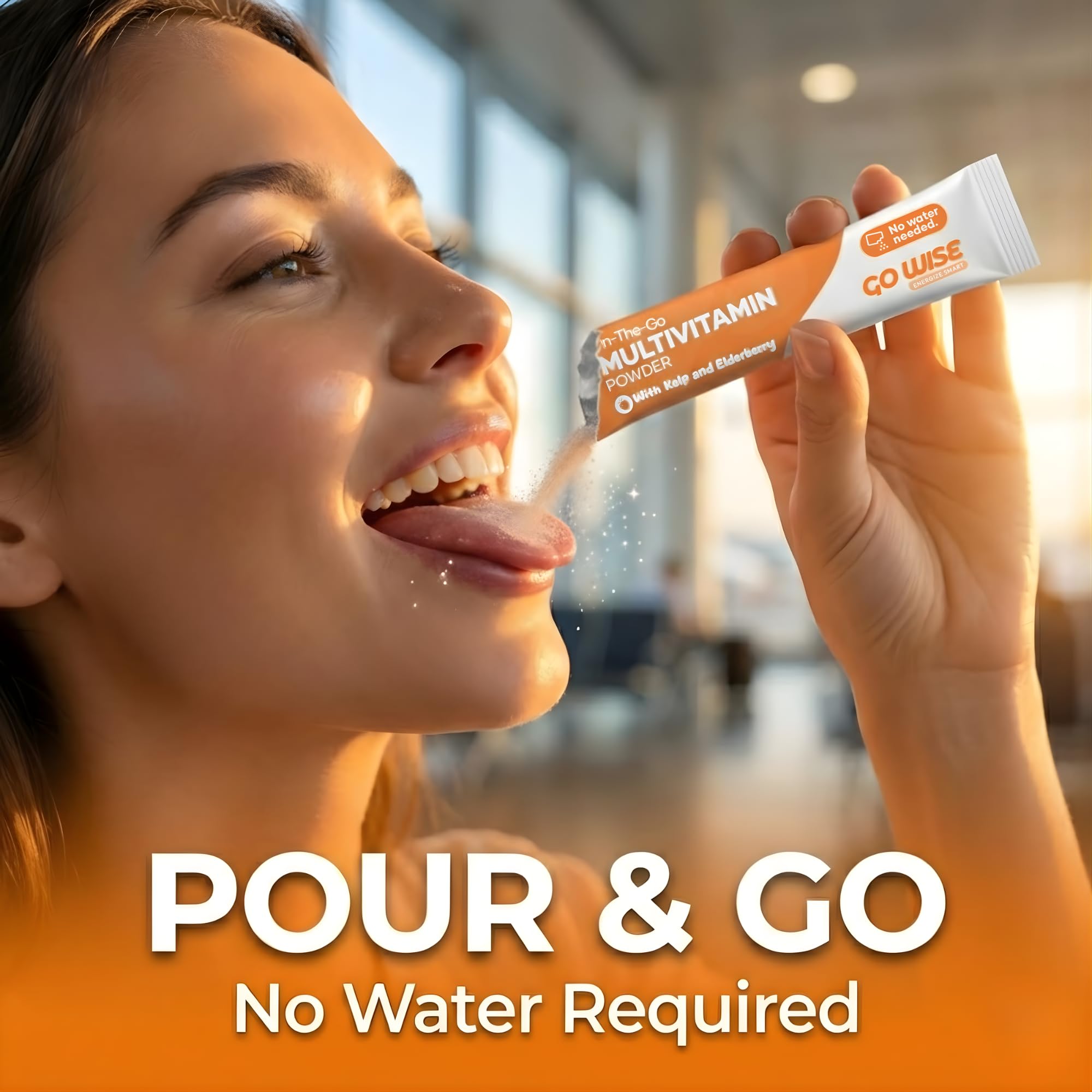 Go Wise On The Go vegan non-GMO formula for clean daily nutrition.