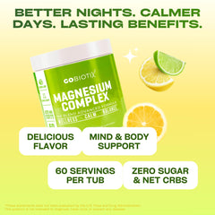 GoBiotix 60 servings banner signals long-lasting daily mineral support.