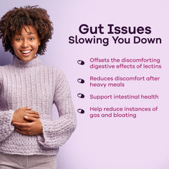 GOBIOTIX Lectin Defense back label—gluten-free and non-GMO assurance.