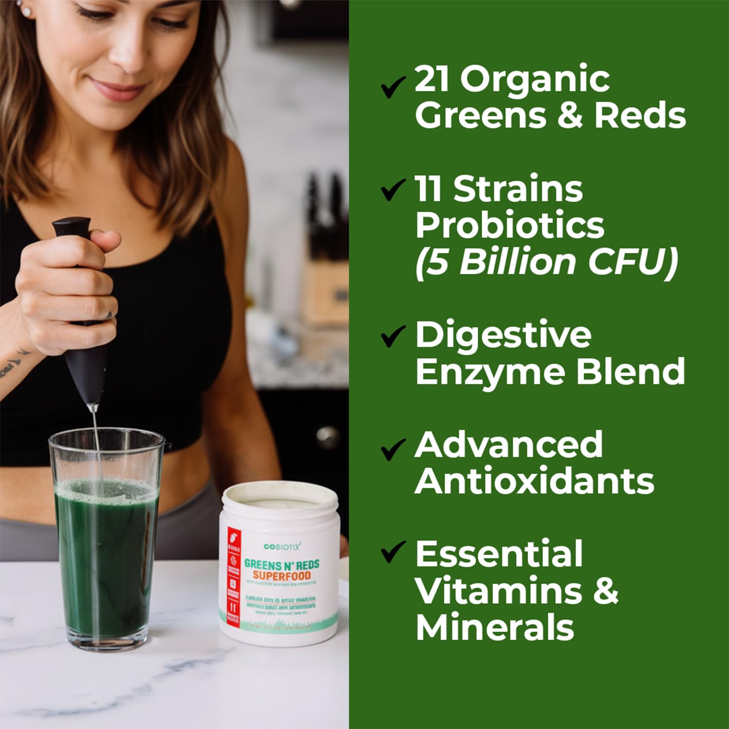 Gobiotix organic beet root powder jar emphasizing vibrant color and nutrition