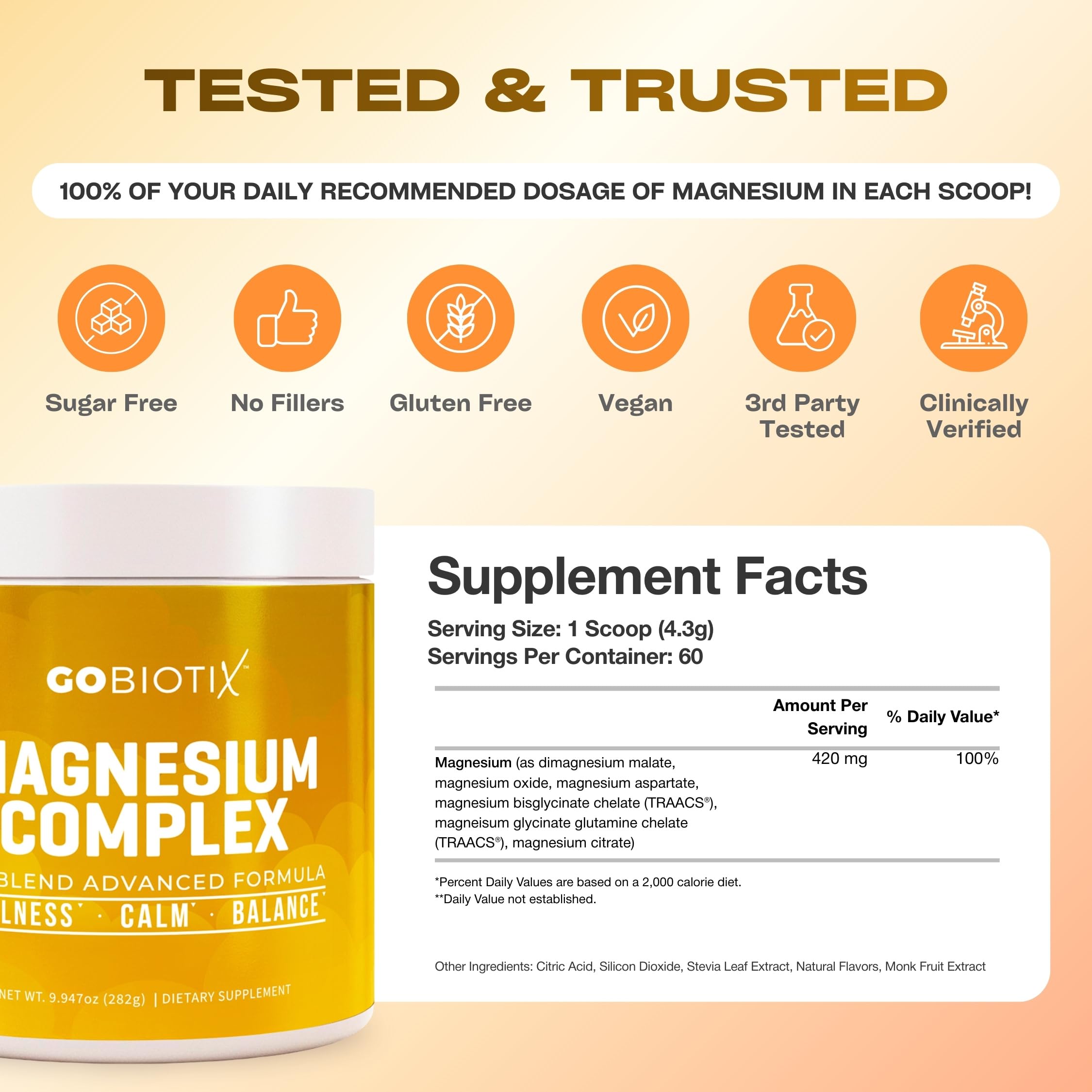 GoBiotix post-workout refresh with magnesium drink