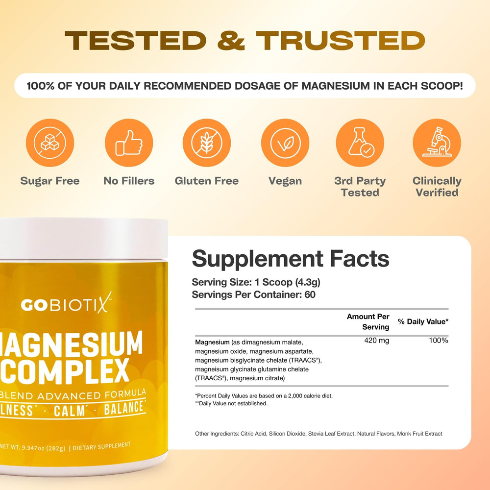 GoBiotix post-workout refresh with magnesium drink