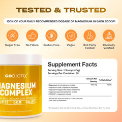 GoBiotix post-workout refresh with magnesium drink