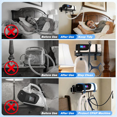 Godboat CPAP metal mount supports up to 20 lbs for reliability.