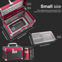 GODLONSEN lock box detachable tray for easy organization