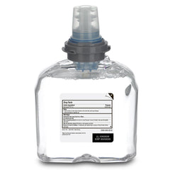 GOJO Purell refill with removable pump for easier recycling.