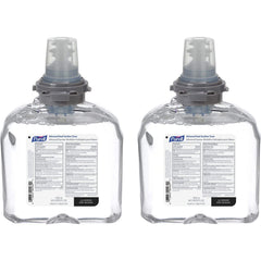 GOJO Purell refill bottle with sanitary seal for hygienic use.