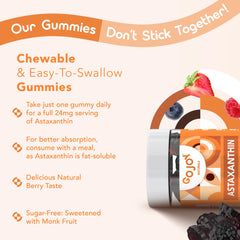 GOJOY NATURALS gluten-free and soy-free gummies fit gluten-conscious routines.