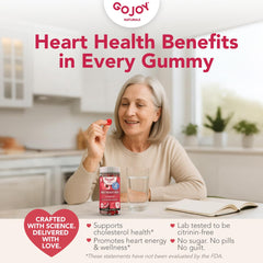 GoJOY Naturals gummies poured on a table for daily use