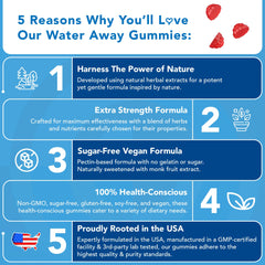 GOJOY Water Away Gummies fruit flavor emphasizes enjoyable, sugar-free hydration