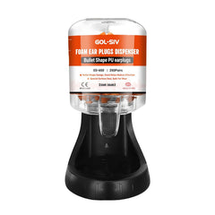 GOL-SIV ear plugs dispenser front view showing quick access