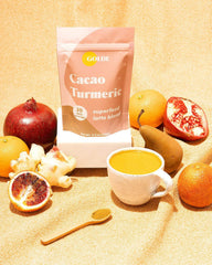 GOLDE coconut milk powder close-up highlights creamy texture