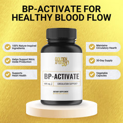 Close-up of Golden After 50 BP-Activate capsules for easy daily use
