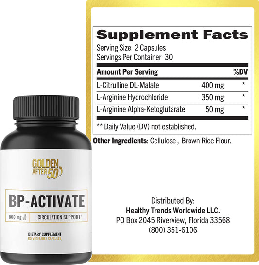 Golden After 50 BP-Activate capsules for easy daily use.