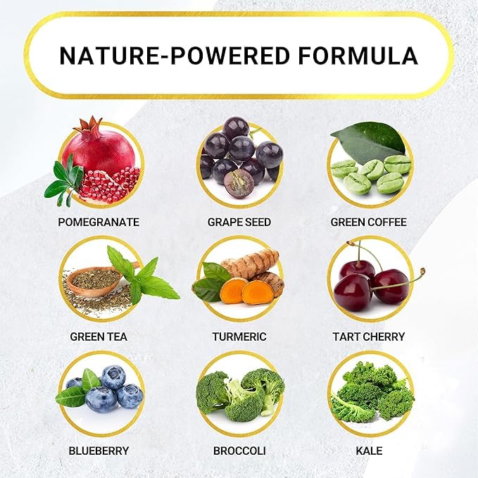 Golden After 50 NitrolFlo-9 S7 blend capsule for energy balance
