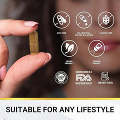 Golden After 50 NitrolFlo-9 six-bottle pack for convenient use