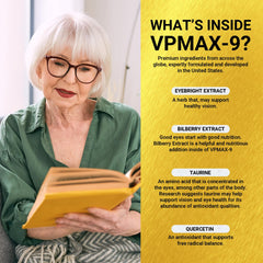 Bilberry extract in Golden After 50 VpMax-9 supports natural antioxidant benefits