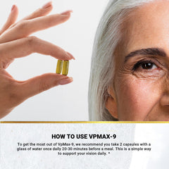 Three-bottle packaging of Golden After 50 VpMax-9 for ongoing use