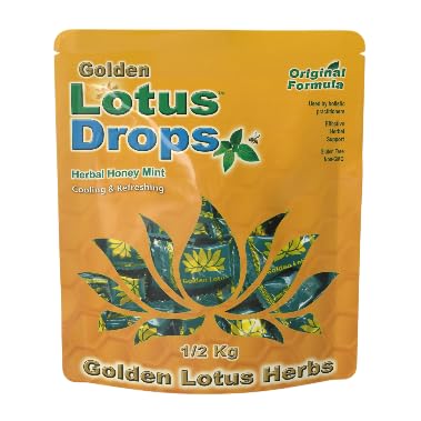 Golden Lotus Drops bulk bag display for office or classroom use