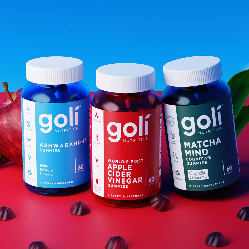 Goli Ashwagandha Gummies nutrition facts panel