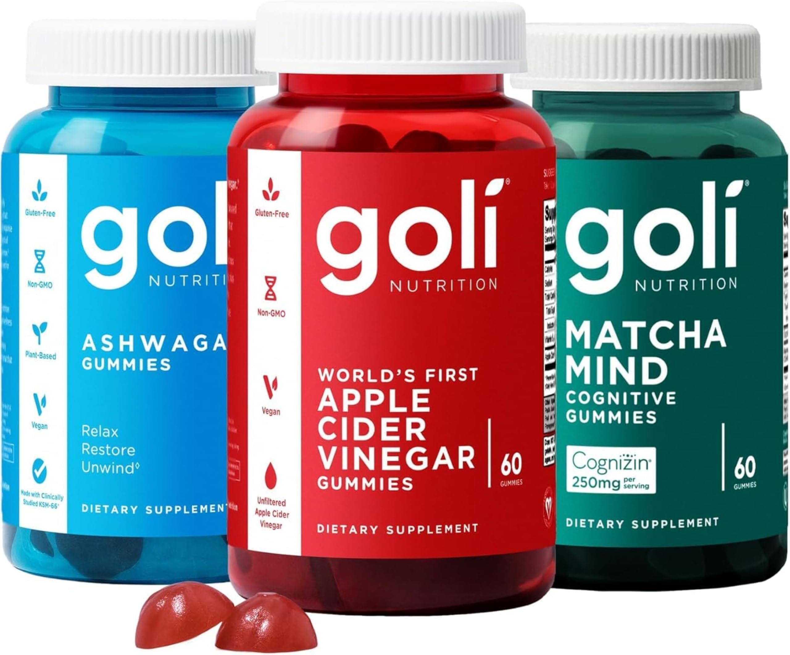 Goli Ashwagandha KSM-66 bottle for daily adaptogenic balance.