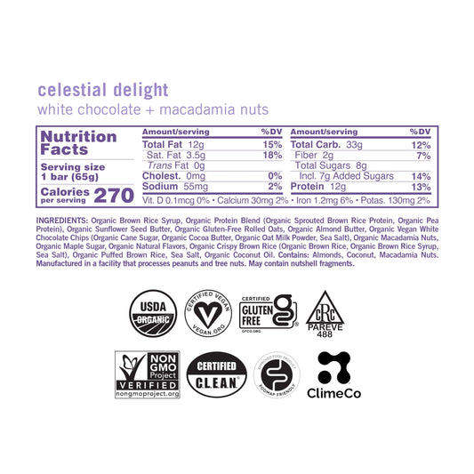 GoMacro MacroBar 12-count box offers convenient on-the-go nourishment with organic ingredients.
