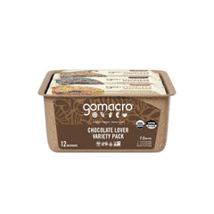 GoMacro Dark Chocolate and Almonds bar emphasizing protein-rich crunch
