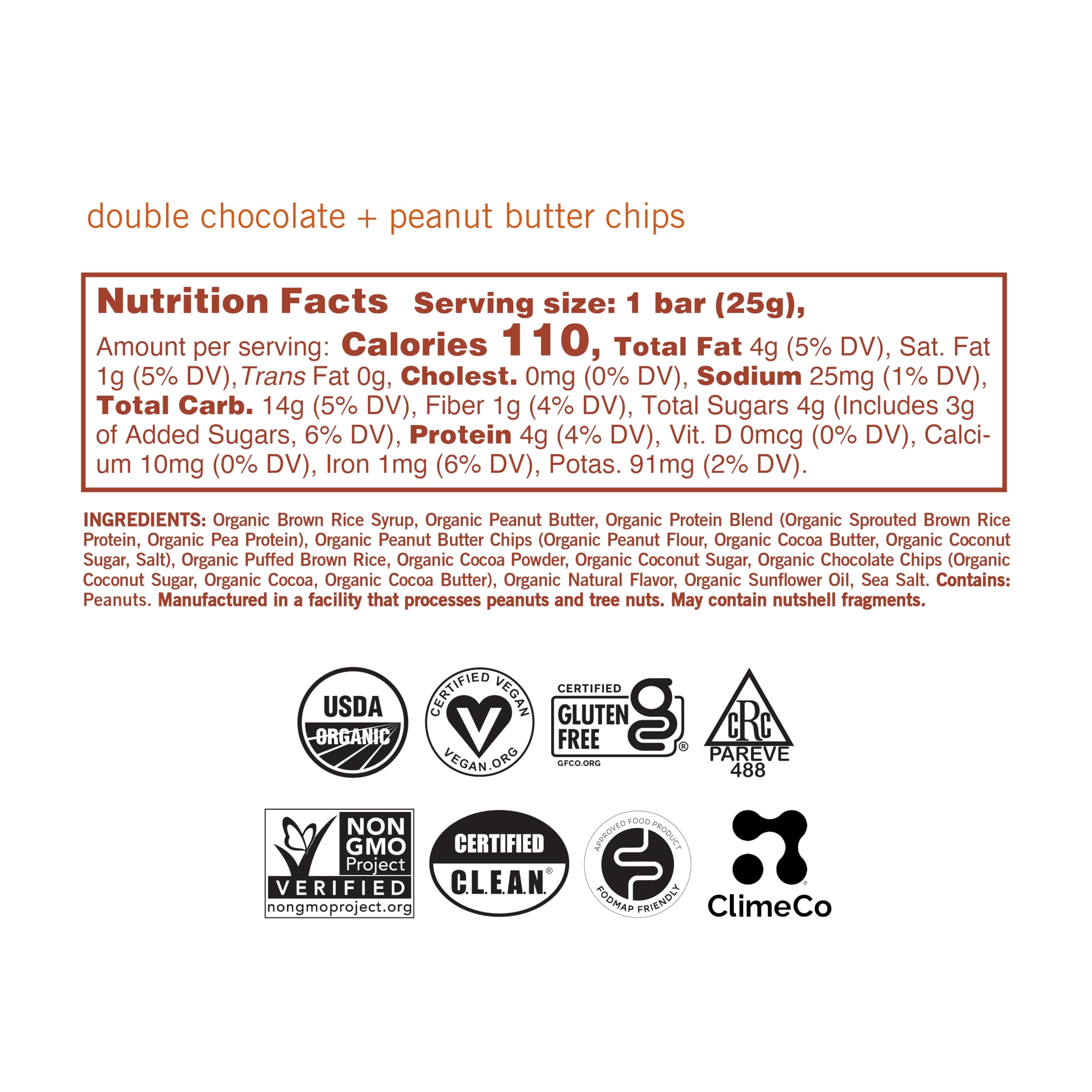 GoMacro MacroBar Mini Coconut + Almond Butter + Chocolate Chips, tropical flavors in a bite.