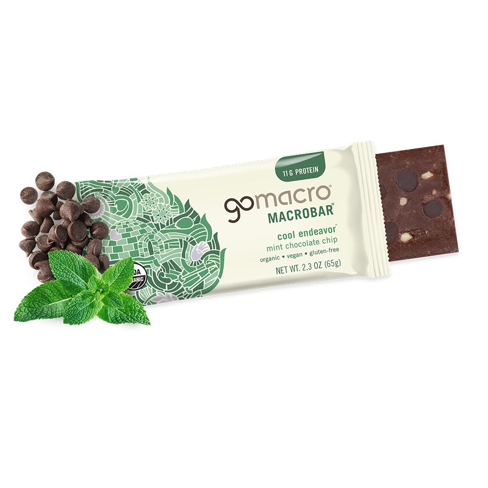 GoMacro MacroBar ingredients highlight plant-based protein and cashew butter for sustained energy