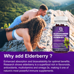 GONGOTA elderberry gummies detail suggests immune-supporting ingredients.