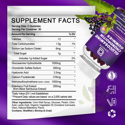 GONGOTA gummies pack shot highlighting high potency formula for active adults.