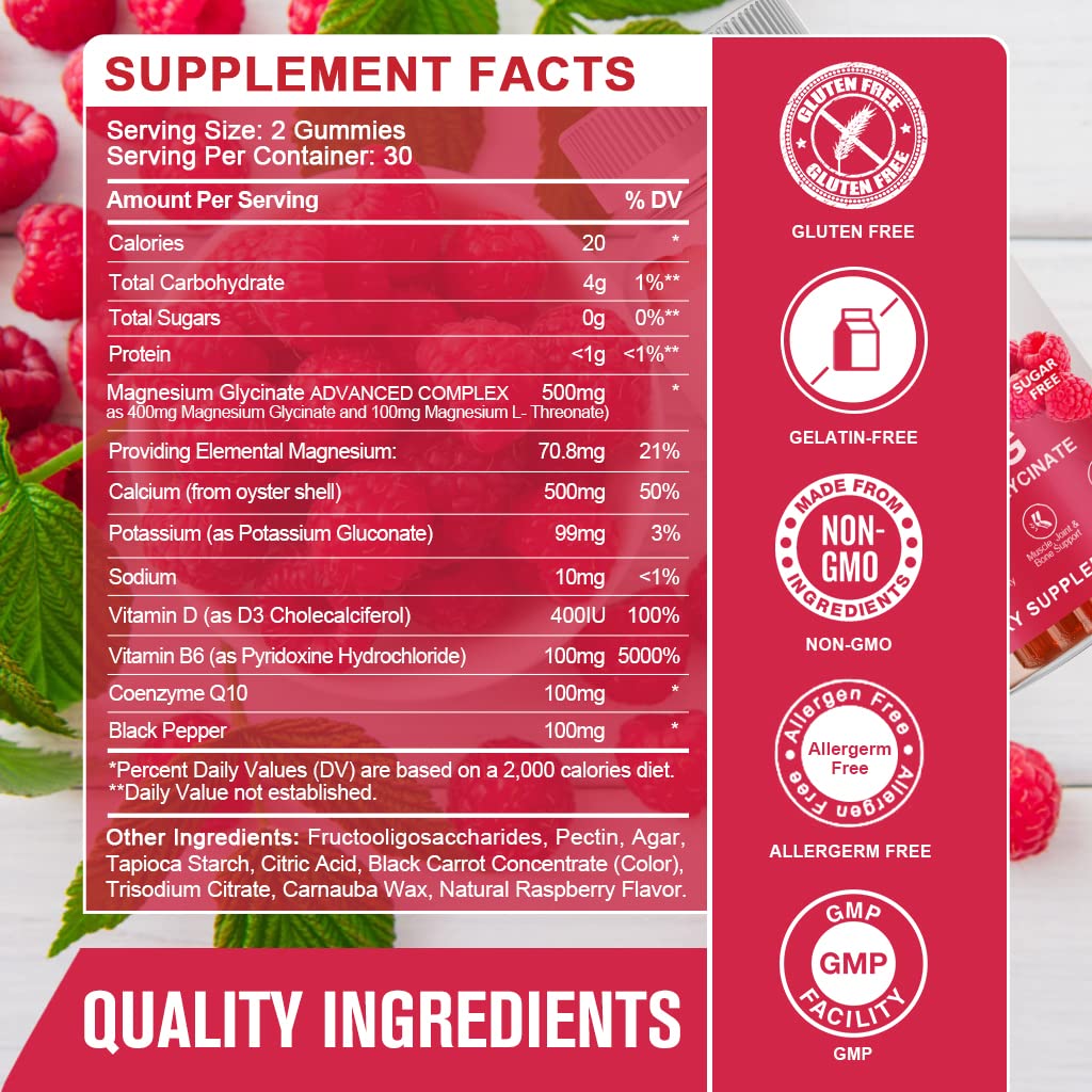 GONGOTA gummies packaging close-up highlighting gluten-free and allergen-free formula