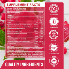 GONGOTA gummies packaging close-up highlighting gluten-free and allergen-free formula