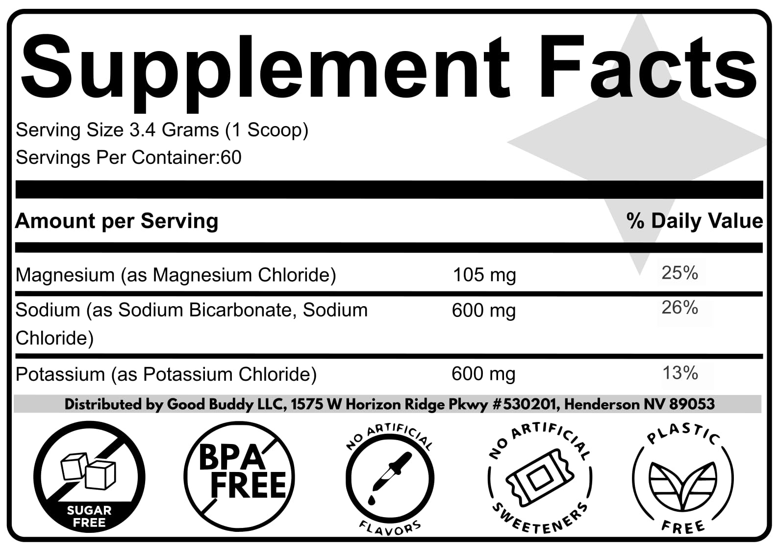 Good Buddy GRIT fasting electrolytes help maintain clarity during long fasts.