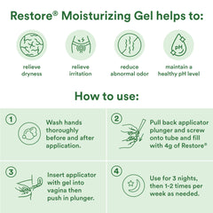 Good Clean Love Restore applicator prepared for discreet, targeted moisture delivery.