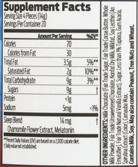 Good Day Chocolate fair trade label on wrapper signals ethical sourcing.